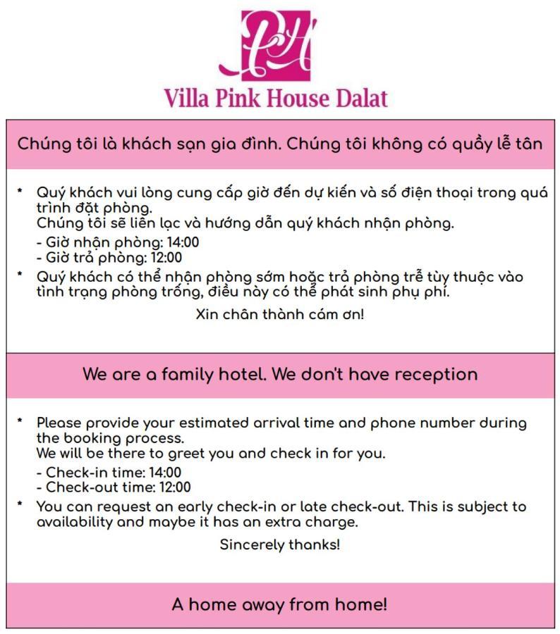 Villa Pink House Da Lat Buitenkant foto